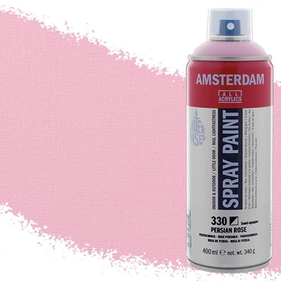 Talens Amsterdam vízbázisú akrilfesték spray, 400 ml - 330, persian rose