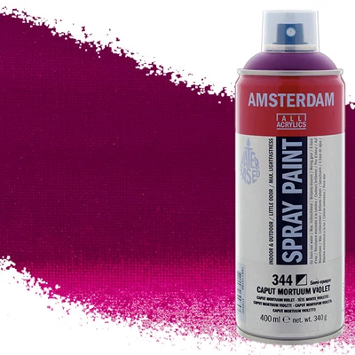 Talens Amsterdam vízbázisú akrilfesték spray, 400 ml - 344, caput mortuum violet