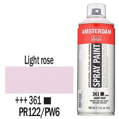 Talens Amsterdam vízbázisú akrilfesték spray, 400 ml - 361, light rose