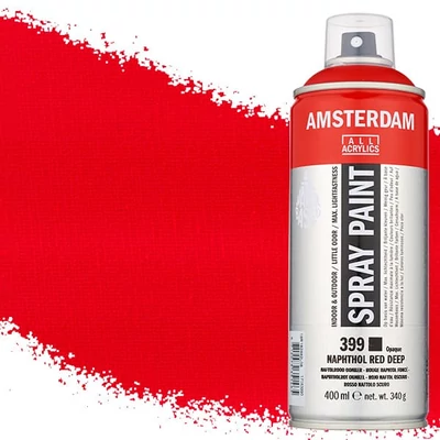 Talens Amsterdam vízbázisú akrilfesték spray, 400 ml - 399, naphthol red deep