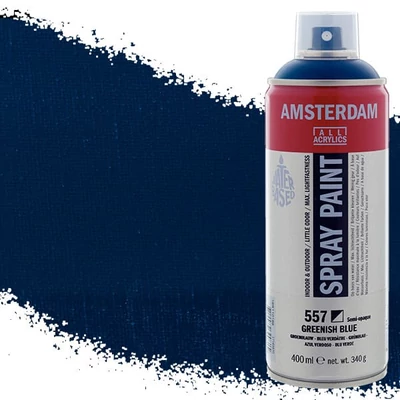 Talens Amsterdam vízbázisú akrilfesték spray, 400 ml - 557, greenish blue
