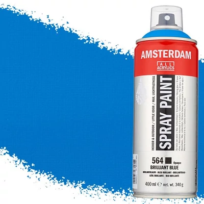 Talens Amsterdam vízbázisú akrilfesték spray, 400 ml - 570, phthalo blue