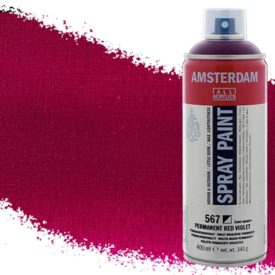 Talens Amsterdam vízbázisú akrilfesték spray, 400 ml - 568, permanent blue violet