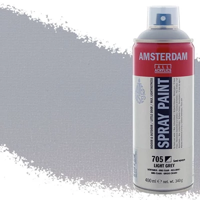 Talens Amsterdam vízbázisú akrilfesték spray, 400 ml - 705, light grey