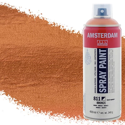 Talens Amsterdam vízbázisú akrilfesték spray, 400 ml - 811, bronze