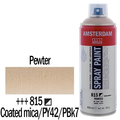 Talens Amsterdam vízbázisú akrilfesték spray, 400 ml - 815, pewter