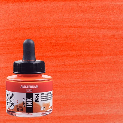 Talens Amsterdam akriltinta, 30 ml - 257, reflex orange