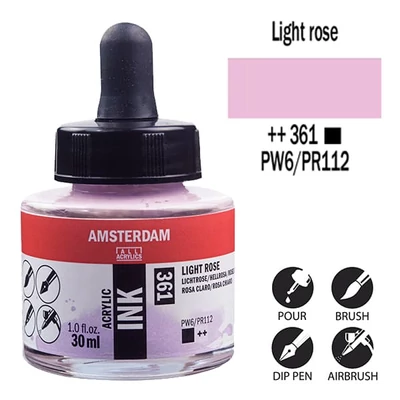 Talens Amsterdam akriltinta, 30 ml - 361, light rose