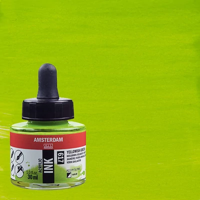 Talens Amsterdam akriltinta, 30 ml - 617, yellowish green