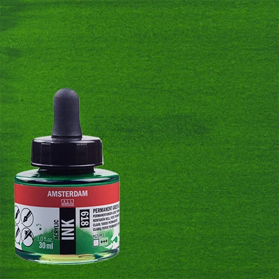 Talens Amsterdam akriltinta, 30 ml - 618, permanent green light