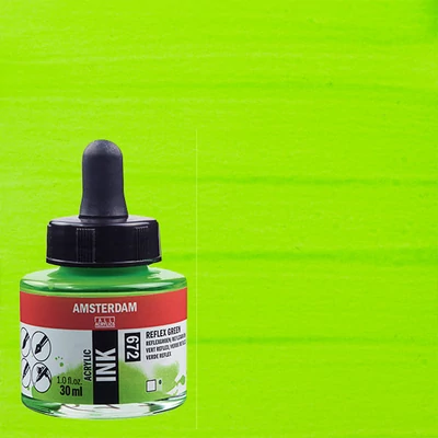 Talens Amsterdam akriltinta, 30 ml - 672, reflex green