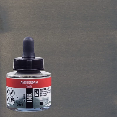 Talens Amsterdam akriltinta, 30 ml - 710, neutral grey