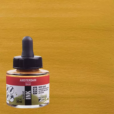 Talens Amsterdam akriltinta, 30 ml - 803, deep gold