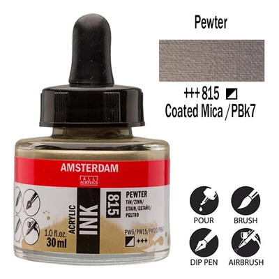 Talens Amsterdam akriltinta, 30 ml - 815, pewter