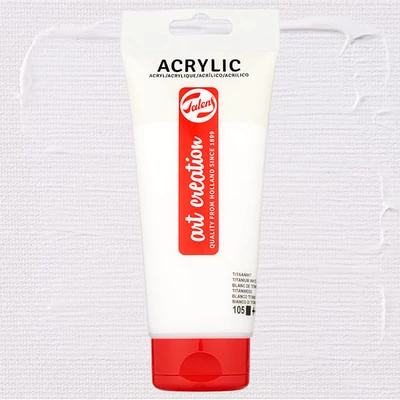 Talens Art Creation akrilfesték, 200 ml - 105, Titanium white