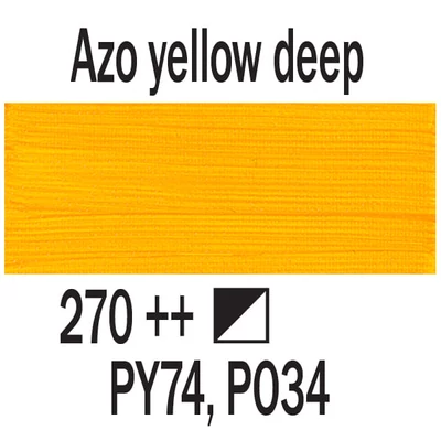 Talens Art Creation akrilfesték, 750 ml - 270, Azo yellow deep