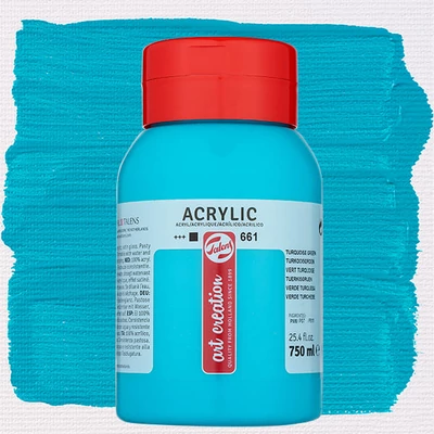Talens Art Creation akrilfesték, 750 ml - 661, Turquoise green