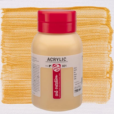 Talens Art Creation akrilfesték, 750 ml - 801, Gold