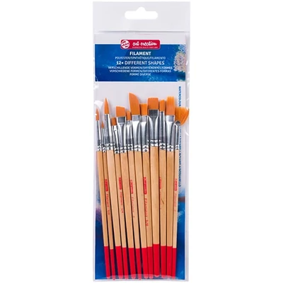 Talens Art Creation Filament ecsetkészlet, szintetikus - vegyes, 12 db