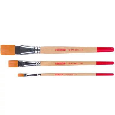 Talens Art Creation Filament ecsetkészlet, szintetikus - lapos, 3 db (8-14-22)