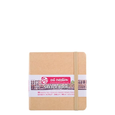 Talens Art Creation Sketch Book rajz- és vázlatfüzet, 140 g, 80 lap - 12x12 cm, nátron papír