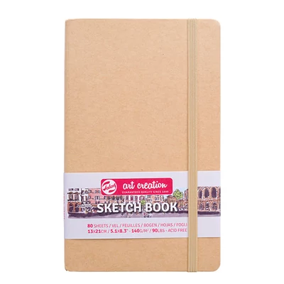 Talens Art Creation Sketch Book rajz- és vázlatfüzet, 140 g, 80 lap - 13x21 cm, nátron papír