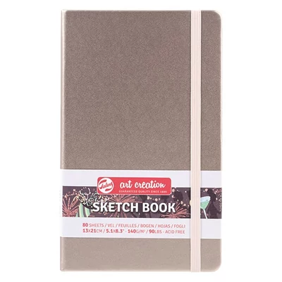 Talens Art Creation Sketch Book rajz- és vázlatfüzet, 140 g, 80 lap - 13x21 cm, pezsgőszín