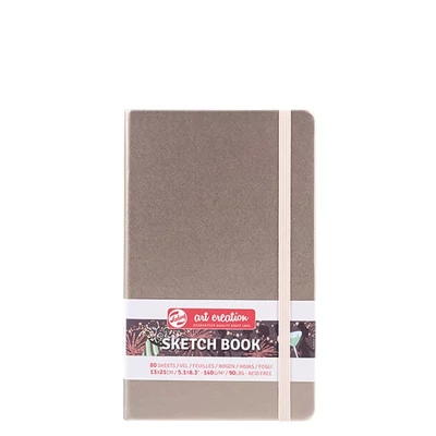 Talens Art Creation Sketch Book rajz- és vázlatfüzet, 140 g, 80 lap - 13x21 cm, pezsgőszín