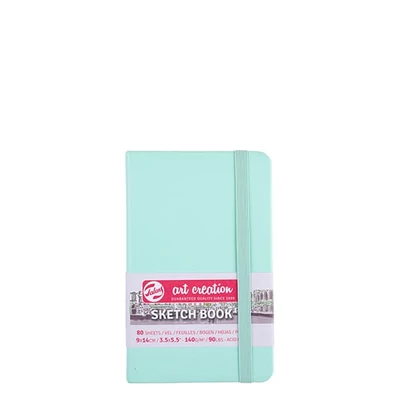 Talens Art Creation Sketch Book rajz- és vázlatfüzet, 140 g, 80 lap - 9x14 cm, menta