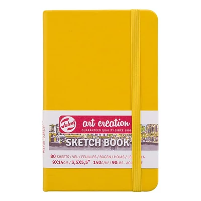 Talens Art Creation Sketch Book rajz- és vázlatfüzet, 140 g, 80 lap - 9x14 cm, aranysárga