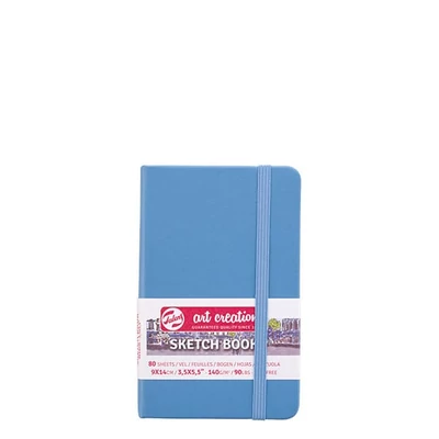 Talens Art Creation Sketch Book rajz- és vázlatfüzet, 140 g, 80 lap - 9x14 cm, világoskék
