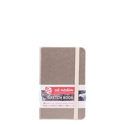 Talens Art Creation Sketch Book rajz- és vázlatfüzet, 140 g, 80 lap - 9x14 cm, pezsgőszín