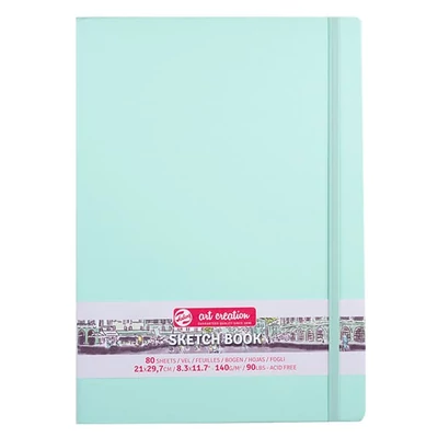 Talens Art Creation Sketch Book rajz- és vázlatfüzet, 140 g, 80 lap - A4, menta