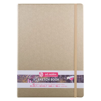 Talens Art Creation Sketch Book rajz- és vázlatfüzet, 140 g, 80 lap - A4, fehérarany