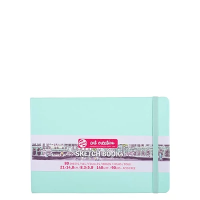 Talens Art Creation Sketch Book rajz- és vázlatfüzet, 140 g, 80 lap - A5 fekvő, menta