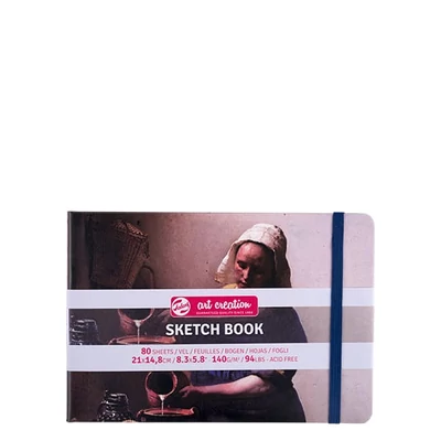 Talens Art Creation Sketch Book rajz- és vázlatfüzet, 140 g, 80 lap - A5 fekvő,  The Milkmaid