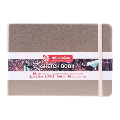 Talens Art Creation Sketch Book rajz- és vázlatfüzet, 140 g, 80 lap - A5 fekvő, pezsgőszín
