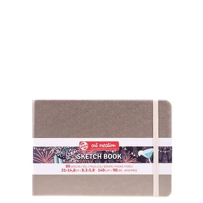 Talens Art Creation Sketch Book rajz- és vázlatfüzet, 140 g, 80 lap - A5 fekvő, pezsgőszín