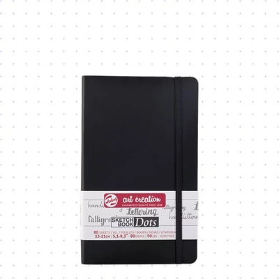 Talens Art Creation Sketch Book Dots ponthálós jegyzetfüzet, 80 g - 13x21 cm