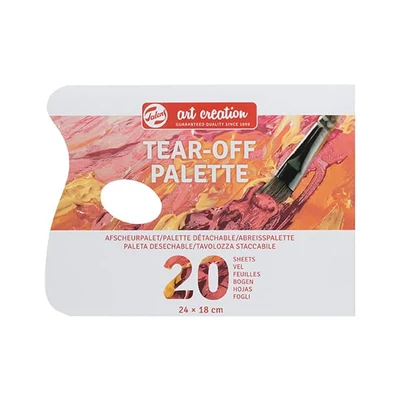 Talens Art Creation Tear-Off papír festőpaletta tömb, 20 lap - 18x24 cm