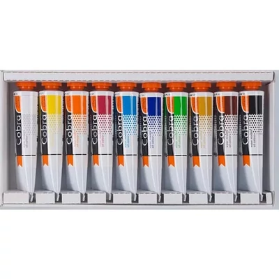 Talens Cobra Study vizes olajfesték készlet, 10x40 ml