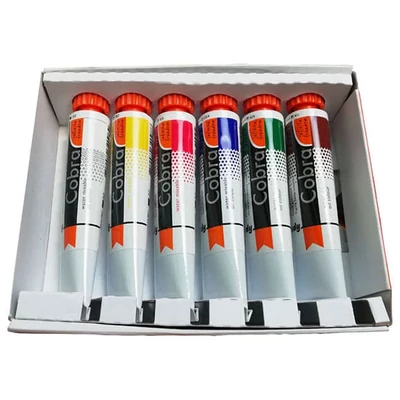 Talens Cobra Study vizes olajfesték készlet, 6x20 ml