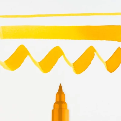 Talens Ecoline Brush Pen akvarell ecsetfilc - 202, deep yellow
