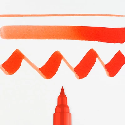 Talens Ecoline Brush Pen akvarell ecsetfilc - 311, vermilion