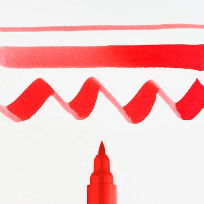 Talens Ecoline Brush Pen akvarell ecsetfilc - 334, scarlet