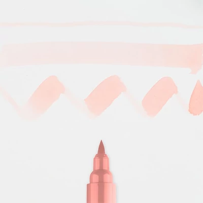 Talens Ecoline Brush Pen akvarell ecsetfilc - 381, pastel red