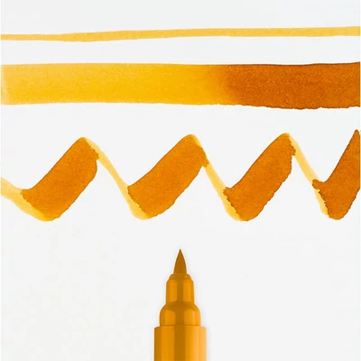 Talens Ecoline Brush Pen akvarell ecsetfilc - 407, deep ochre
