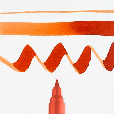 Talens Ecoline Brush Pen akvarell ecsetfilc - 411, burnt sienna