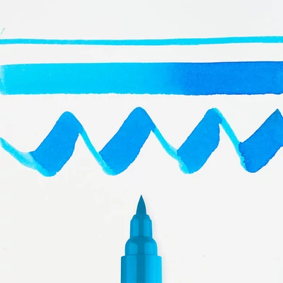 Talens Ecoline Brush Pen akvarell ecsetfilc - 578, sky blue cyan