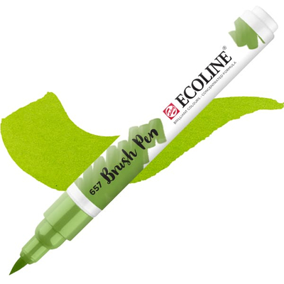 Talens Ecoline Brush Pen akvarell ecsetfilc - 657, bronze green